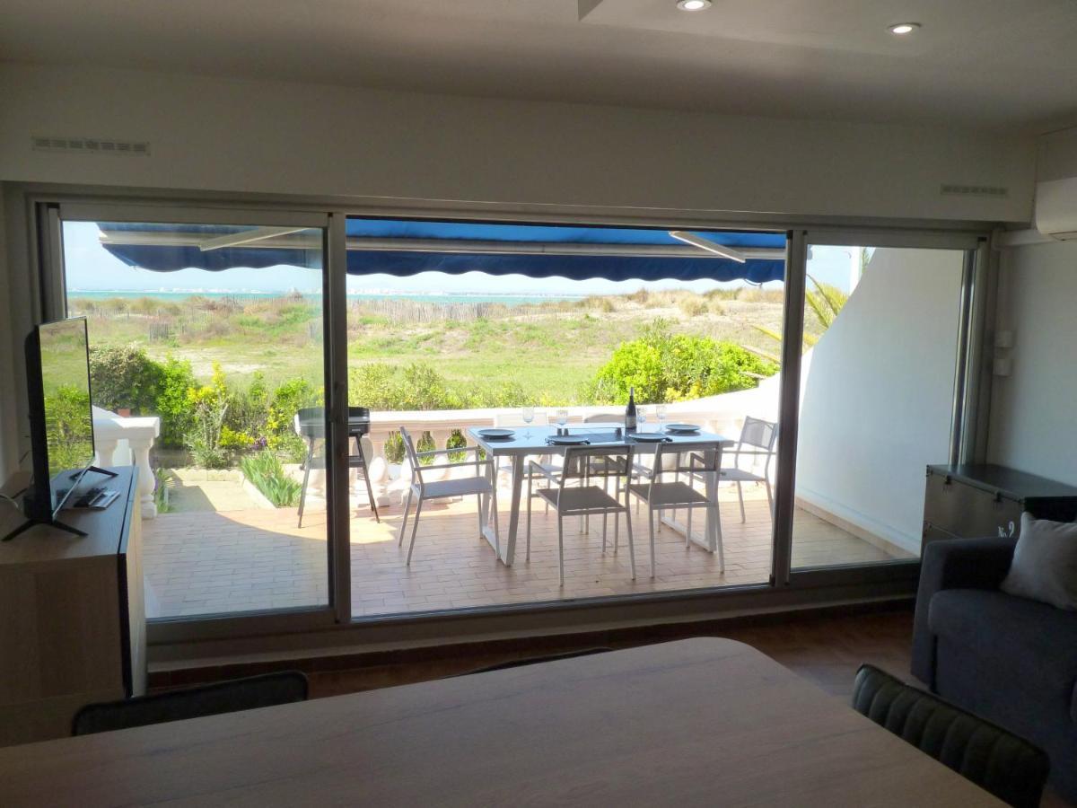 Sol-Y-Days Flamant, Superbe Appartement En Rez De Jardin Avec Grande Terrasse Et Jardinet, Face A La Mer Le Grau-du-Roi Exterior foto